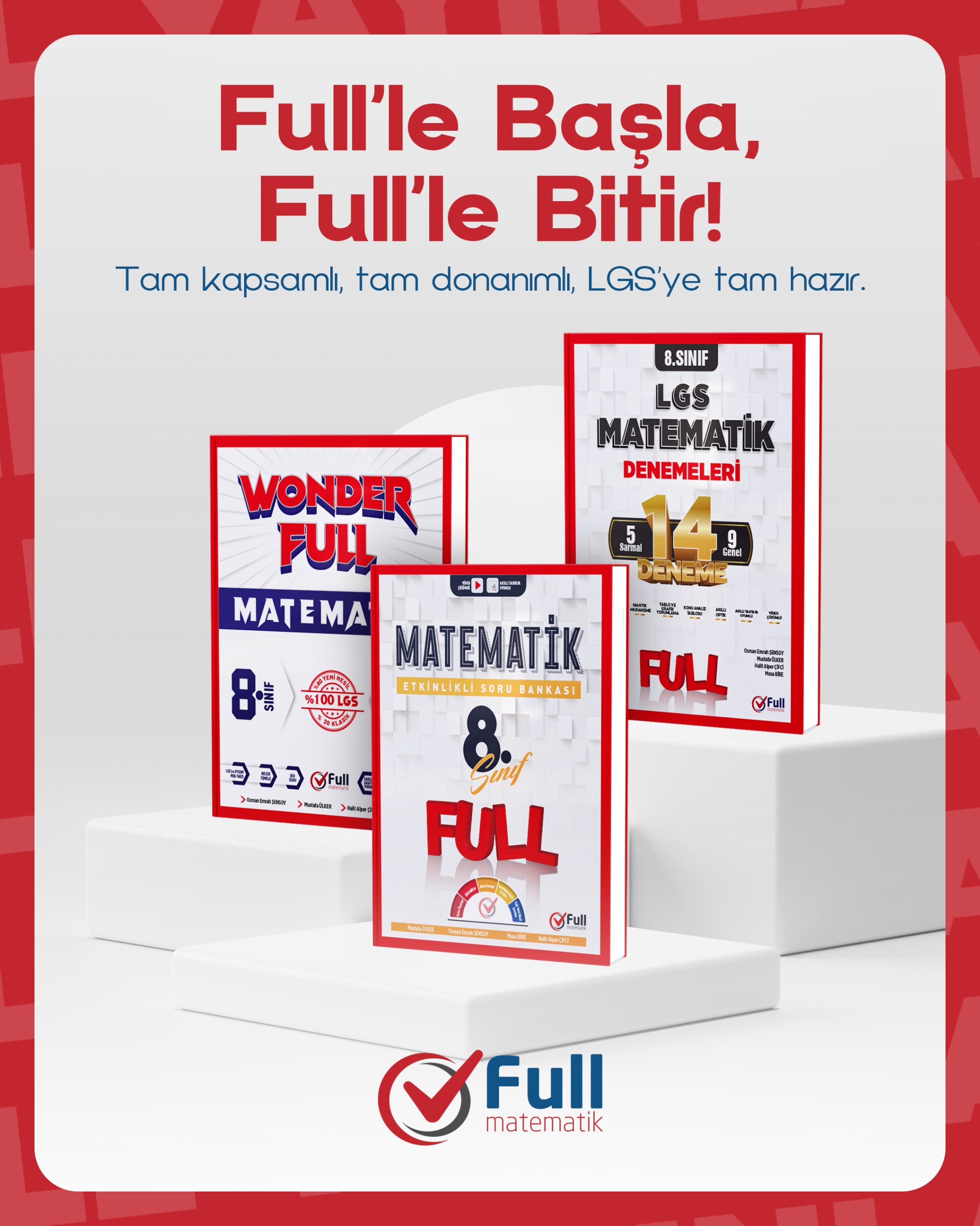 Video Çözümlü LGS ve YKS Matematik Kitapları